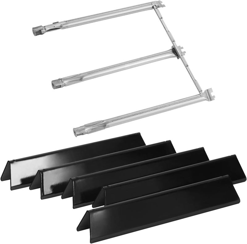 Charbrofire Spirit Grill Replacement Parts 7636 Flavorizer Bars 69797 Grill Burner for Weber Spirit and Spirit II 300 Series E-310 E-320 E-330 S-310 S-320 S-330 SP-310 SP-320 SP-330 68950 ii E-310 ii S-310 - Image 1